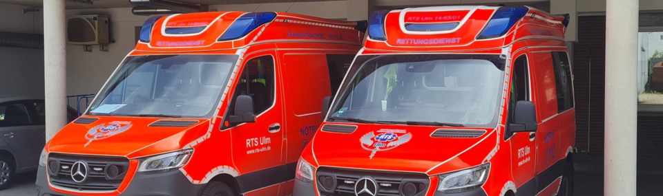 RTS Ulm Rettungsfahrzeug im Einsatz – Krankentransport Dornstadt